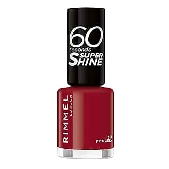 Rimmel London 60 Seconds Super Shine Nail Polish - 314 Fiercely £3.49